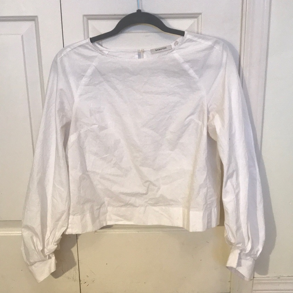 Super cute Babaton blouse!